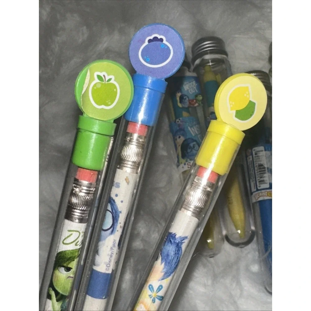 Disney Pixar Inside Out Scented Pen and Pencil Set 8pc Recycled School Supplies